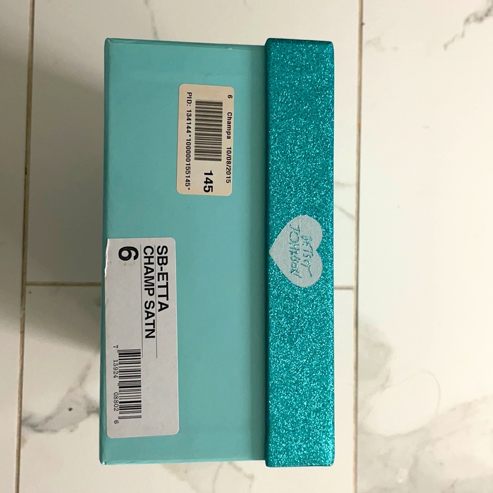 Blue by Betsey Johnson Champagne Satin Shoes - Picture 3 of 7